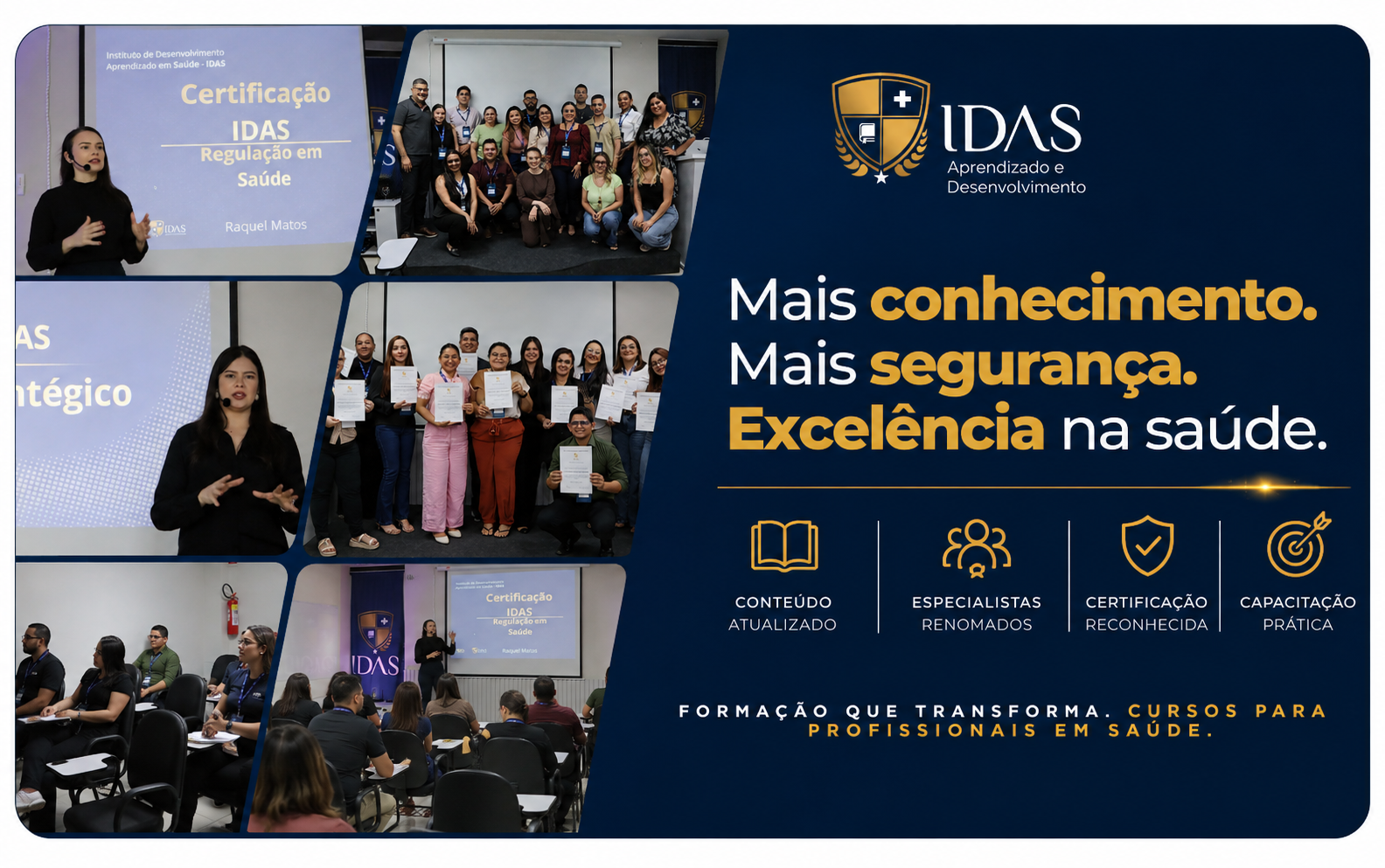 IDAS - Cursos e certificações para profissionais da saúde em Manaus